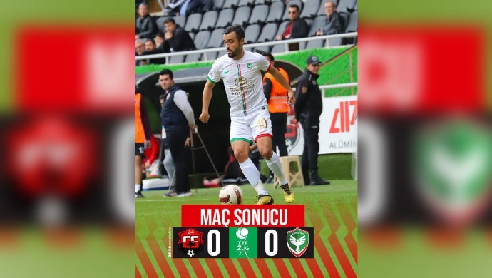 Amedspor deplasmandan 1 puanla ayrıldı