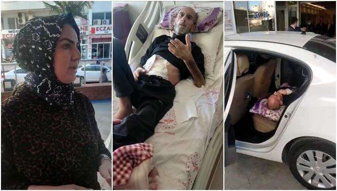 Sevk edilen hastaya ambulans verilmedi iddiası..Urfa'dan Gaziantep'e Böyle Sevk edildi | VİDEO