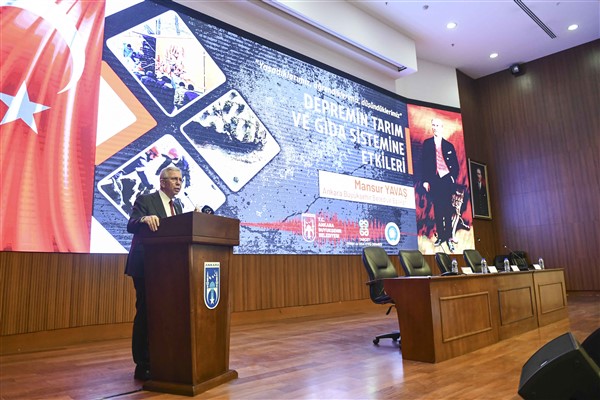 Ankara'da 'Depremin Tarım ve Gıda Sistemine Etkileri Çalıştayı' düzenlendi