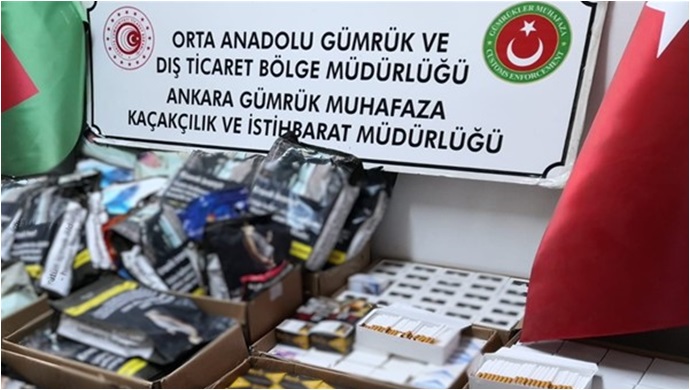 Ankara’da kaçak sigara operasyonları
