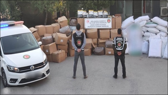 Ankara'da kaçak tütün operasyonu