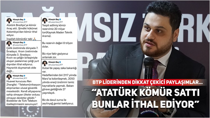 “Atatürk kömür sattı bunlar ithal ediyor”
