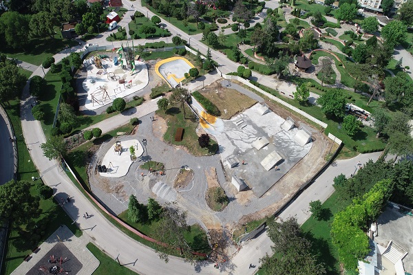 Avlu’dan sonra ikinci skate park Atatürk Parkı’na