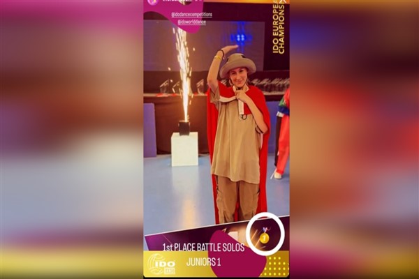 Avrupa Şampiyonasında Hip Hop’ta bayrağımızı göndere çektik