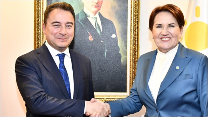 Babacan, Akşener'i ziyaret etti