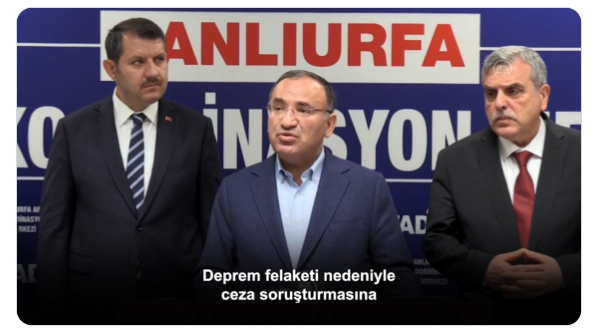 Bakan Bozdağ: 