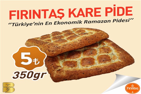 Balıkesir Büyükşehir 350 gramlık Fırıntaş Kare Pidesi'nin fiyatını belirledi