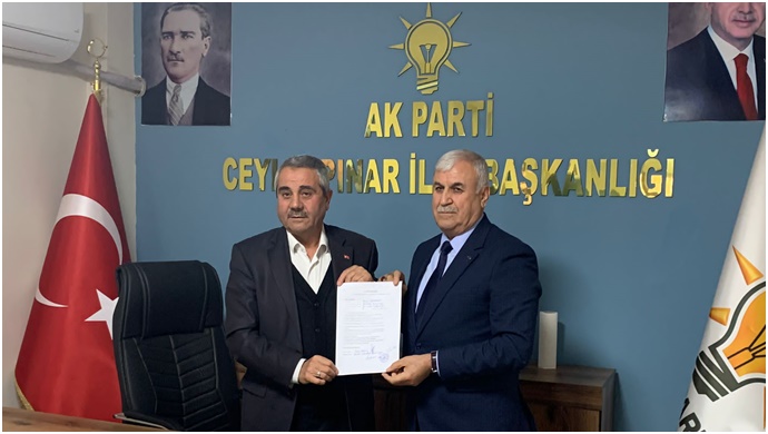 Başarılı Müdür Değirmenci, AK Parti'den Ceylanpınar Aday Adayı Oldu