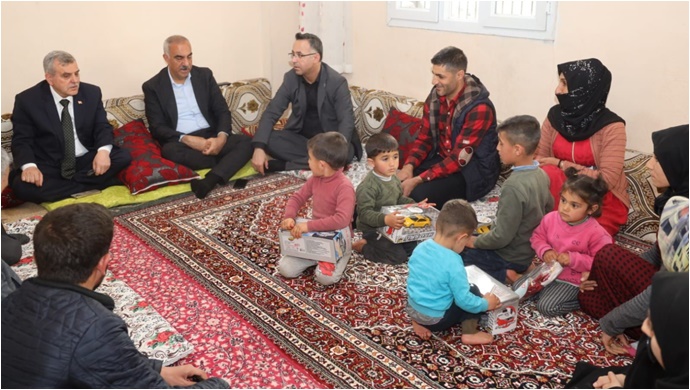 Başkan Beyazgül, Hilvan ve Siverek'te Temaslarda Bulundu-(VİDEO)