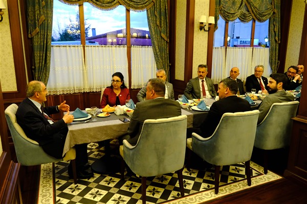 Başkan Büyükerşen’in ev sahipliğinde Millet İttifakı zirvesi