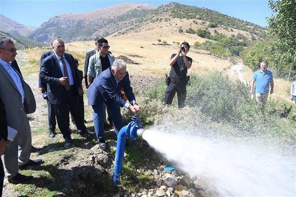 Başkan Büyükkılıç, 6 milyon TL’lik sulama tesisini inceledi