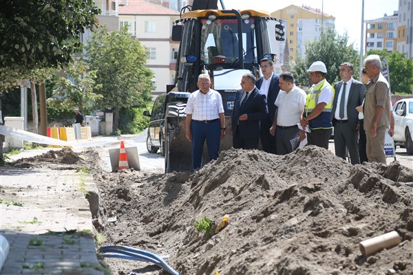 Başkan Büyükkılıç, KASKİ çalışmalarını inceledi