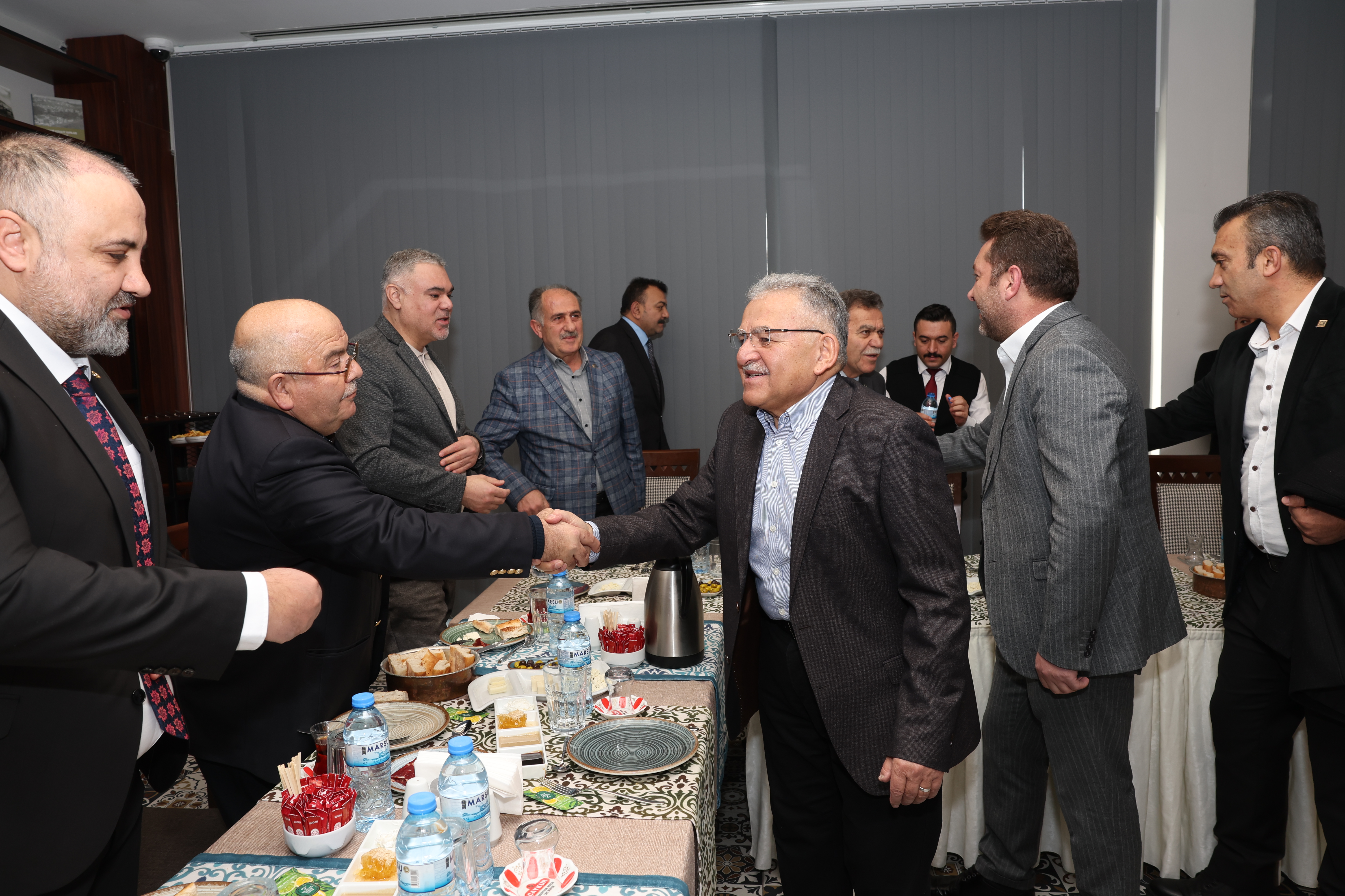 Başkan Büyükkılıç, KESOB'a bağlı oda başkanları ile bir araya geldi