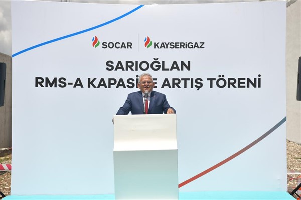 Başkan Büyükkılıç, Sarıoğlan doğal gaz RMS-A Kapasite Artış Töreni’ne katıldı