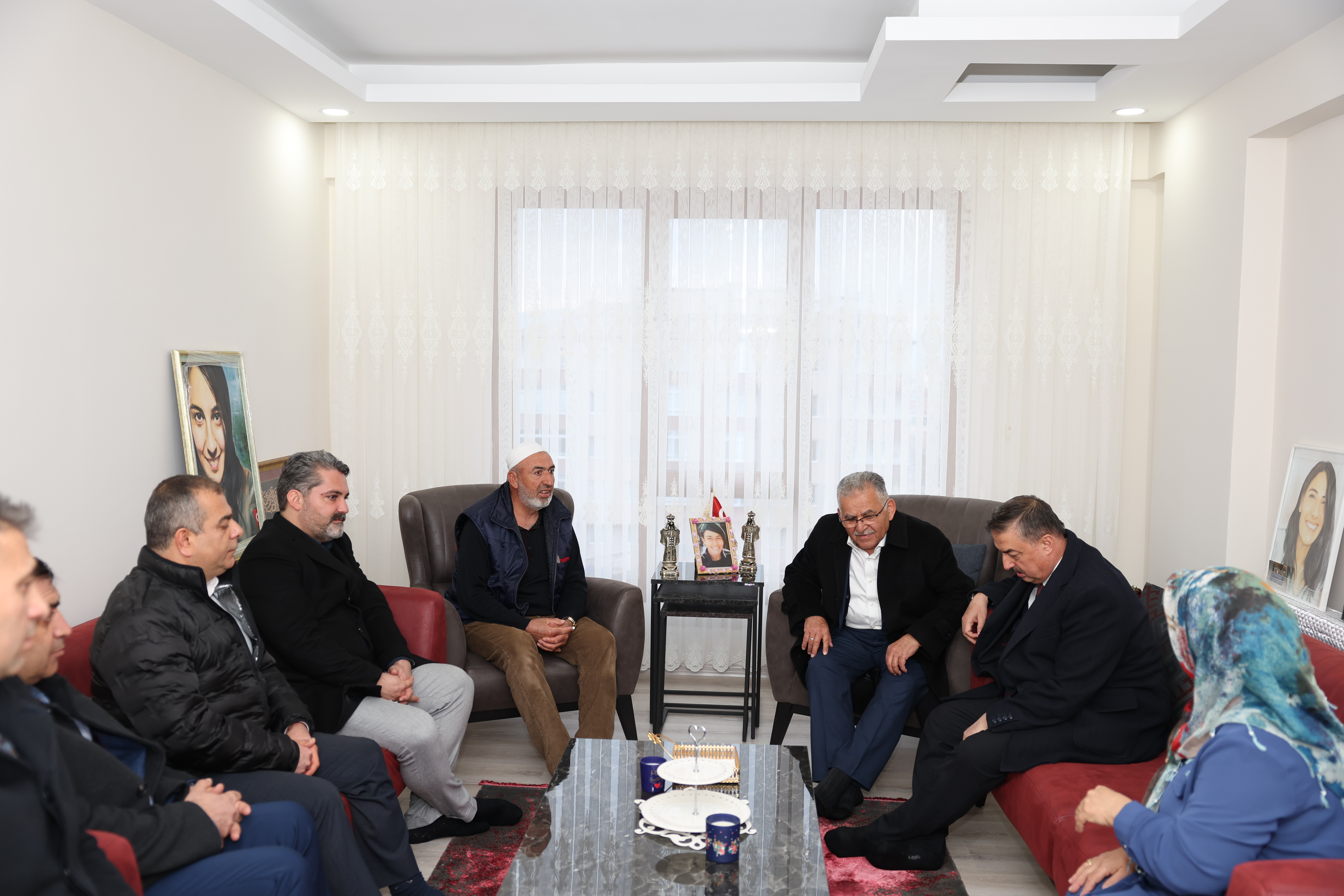 Başkan Büyükkılıç'tan şehit Doğanay’ın ailesine ziyaret 