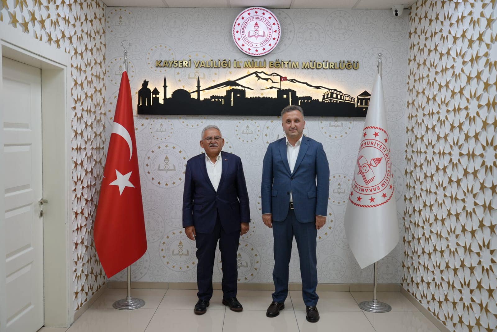 Başkan Büyükkılıç'tan yeni İl Milli Eğitim Müdürü Esen'e ziyaret