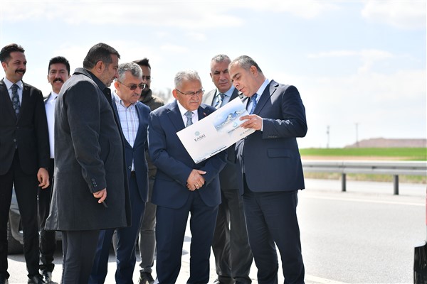 Başkan Büyükkılıç, TDİOSB yapılacak alanda incelemelerde bulundu