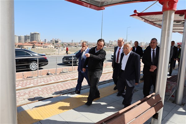 Başkan Büyükkılıç, yeni tramvay hattının test sürüşlerine başladığını duyurdu