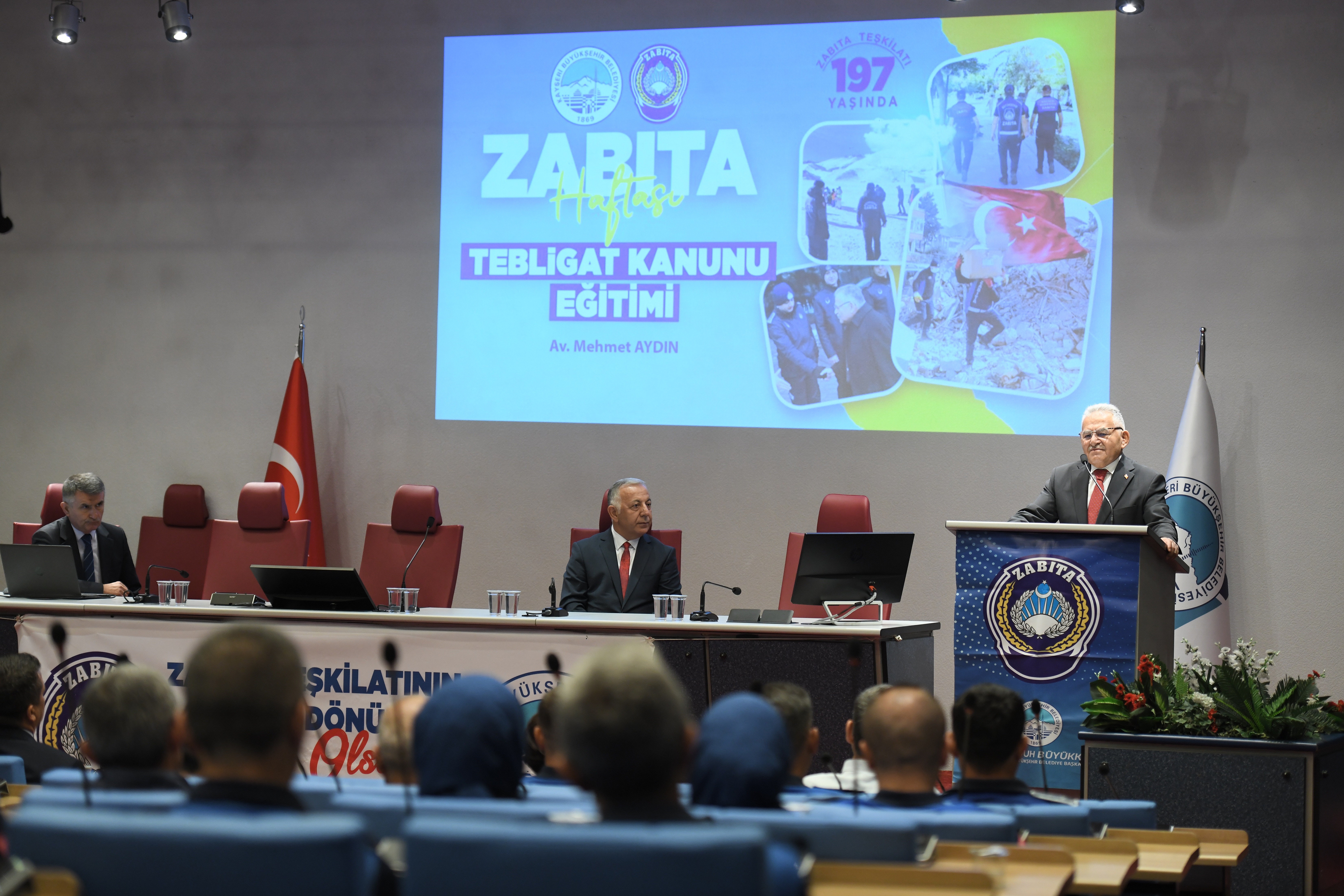 Başkan Büyükkılıç: “Zabıta, bizim huzur, güvenlik, esenlik kaynağımızdır”