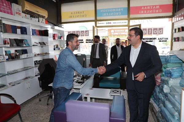 Başkan Canpolat esnaf ve vatandaşlarla buluştu