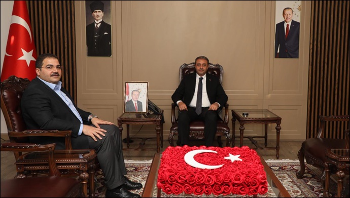 Başkan Canpolat’tan Vali Ve Emniyet Müdürüne Ziyaret