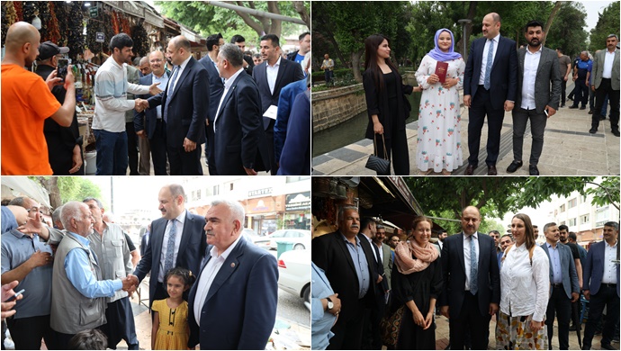 Başkan Gülpınar Balıklıgöl ve Haşimiye'de-(VİDEO)