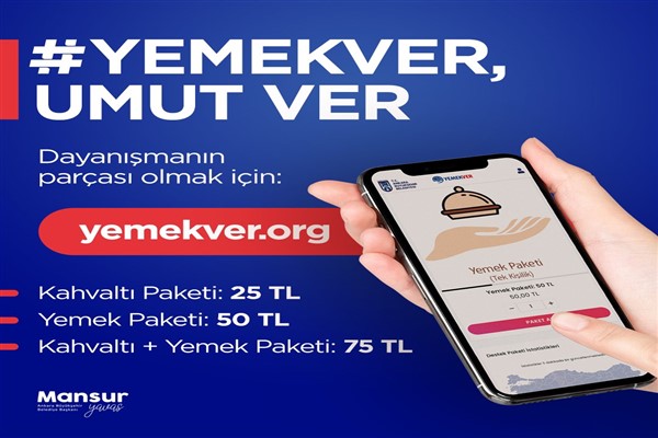 Başkentte depremzede vatandaşlar için “YemekVer” dayanışma kampanyası