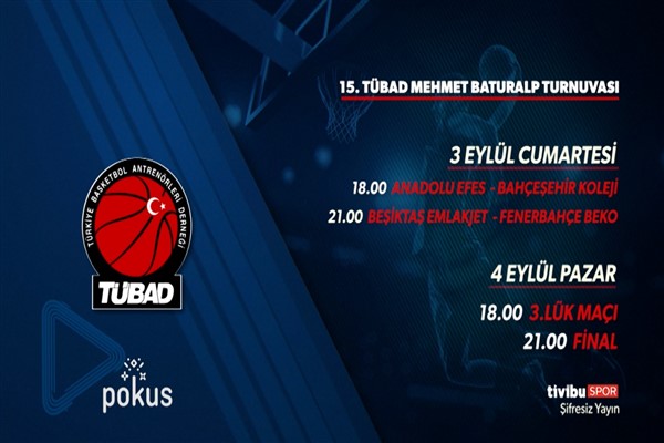 Basketbolun devleri TÜBAD Turnuvası’yla yalnızca Tivibu Spor’da