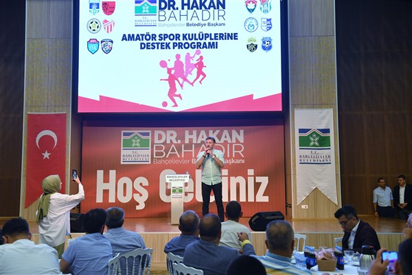 Behçelievler’de amatör spor kulüplerine 1,5 milyon TL yardım