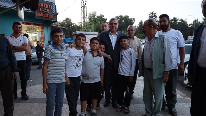 Beyazgül 'den çarşı esnafına ziyaret-(VİDEO)