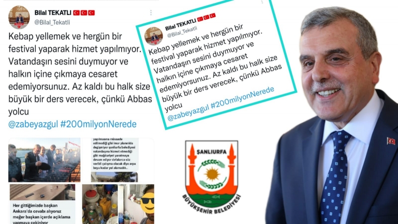 Bilal Tekatlı : Az kaldı bu halk size büyük bir ders verecek