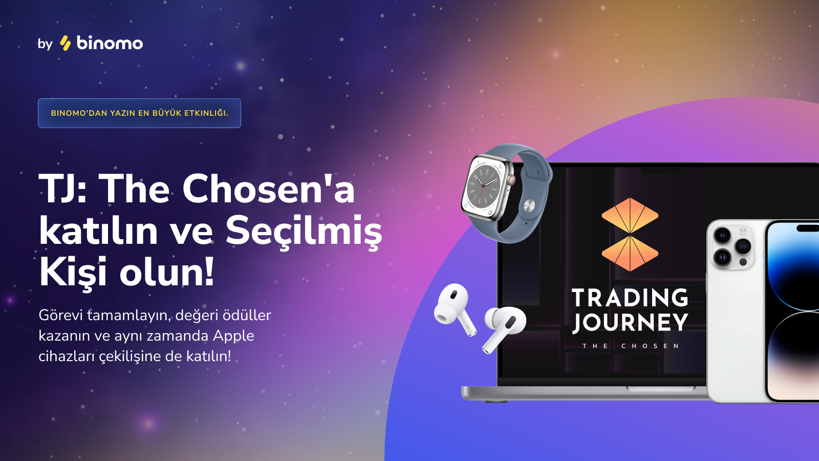 Binomo kullanıcıları sırlar ve ödüllerle dolu bir yolculuğa çıkıyor