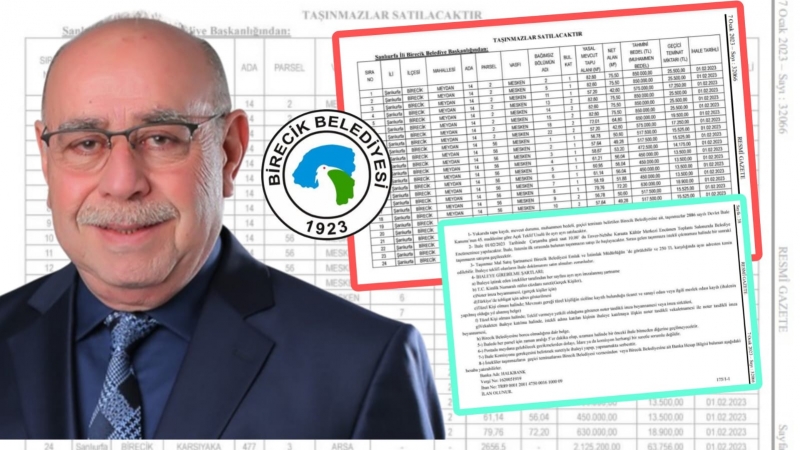 Birecik Belediyesi parsel parsel arsa satıyor