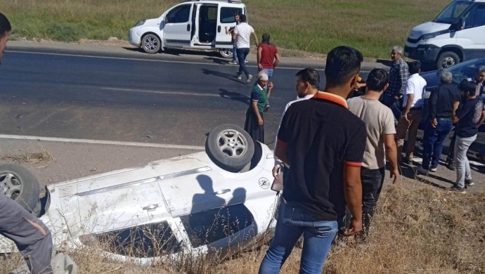 Bismil’deki kazada 4 kişi yaralandı