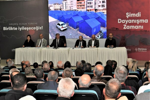 Bornova Belediyesi 40 bin kişilik çadır kuruyor