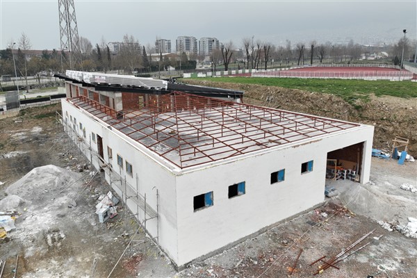 Bursa Büyükşehir, Okçuluk Salonu’nda çalışmaları hızlandırdı