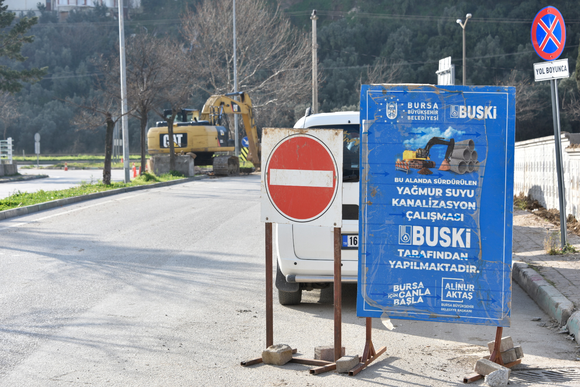 Bursa Gemlik'te sel felaketlerinin önüne geçebilmek için çalışma yapılıyor