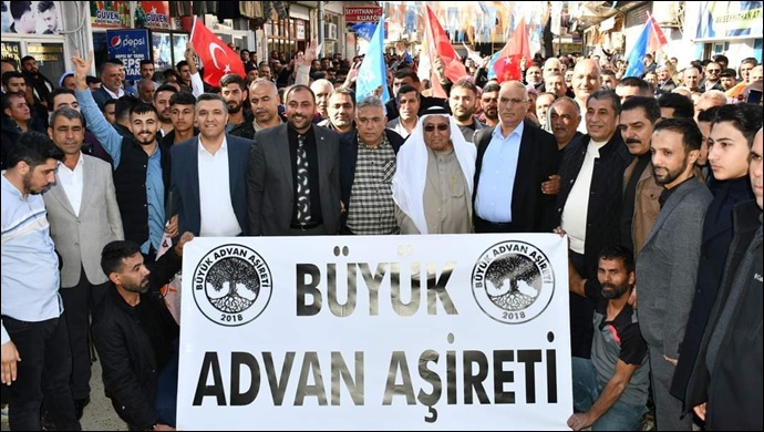 Büyük Advan aşiretinden Atilla'ya tam destek