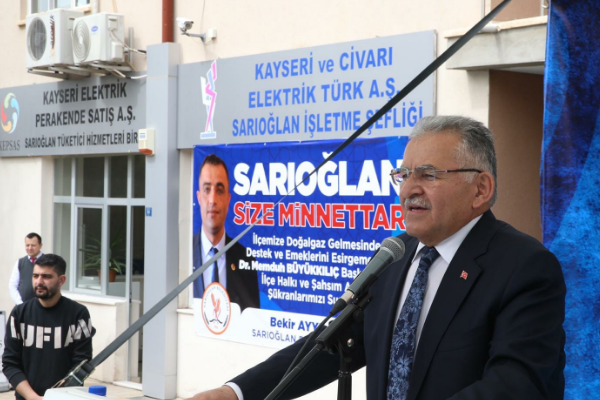 Büyükkılıç, Sarıoğlan ve Akkışla'ya doğalgaz için ilk adımı attı
