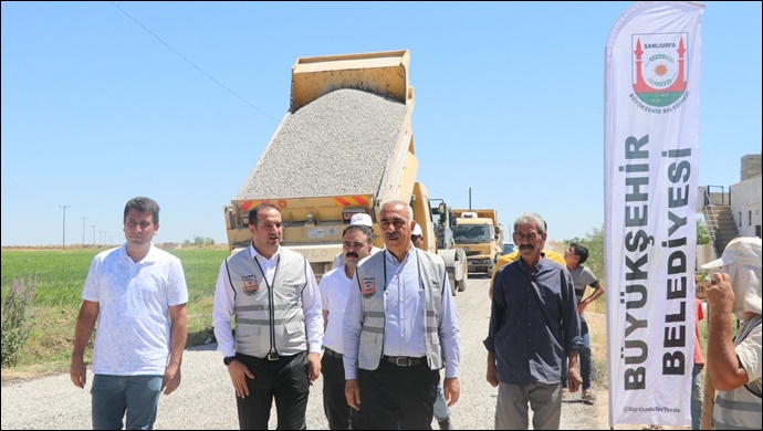 Büyükşehir'den Hilvan'a sathi asfalt seferberliği-(VİDEO)