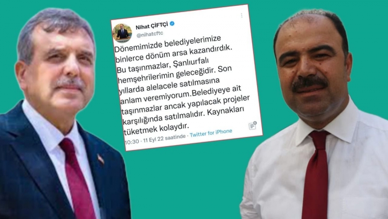 Büyükşehir'in parsel parsel arsa satışlarına Çiftçi'den sert tepki !