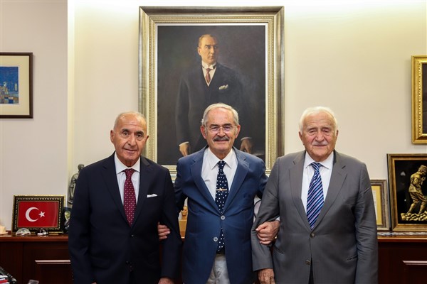 Çetin ve Erdem’den Büyükerşen’e ziyaret