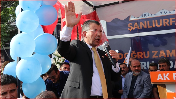 Cevheri’nin Seçim Bürosu Açılışı Mitinge Dönüştü-(VİDEO)