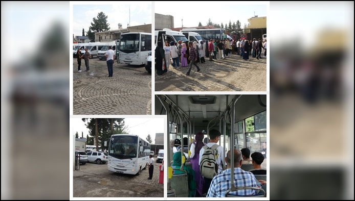 Ceylanpınar Belediyesi öğrencileri YKS’ya taşıdı-(VİDEO)
