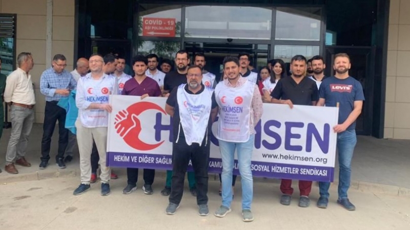 Ceylanpınar'da hekimler iş bıraktı!-(VİDEO)