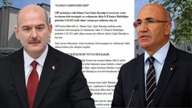CHP’li Tanal, Avukatlar İçin İçişleri Bakanlığı’na Başvurdu: “Talimat Yazısını Geri Çekin”