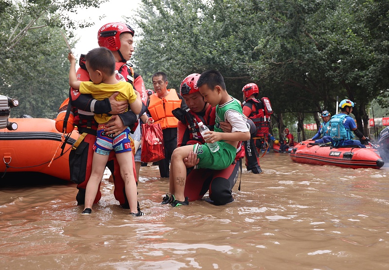 Çin Başbakan Yardımcısı selden etkilenen Hebei eyaletinde
