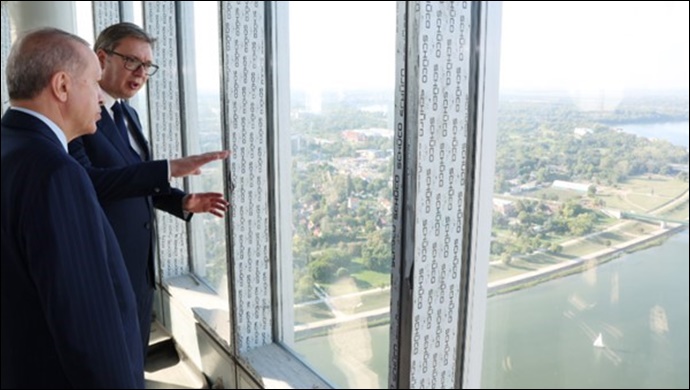 Cumhurbaşkanı Erdoğan, Belgrad Kulesi’ni ziyaret etti