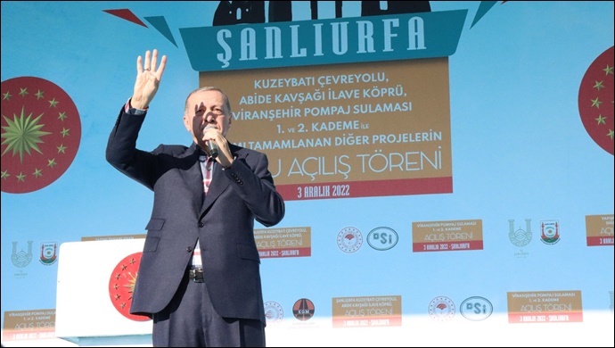 Cumhurbaşkanı Erdoğan: “Şanlıurfa ve tüm Türkiye için çalışmayı sürdüreceğiz”