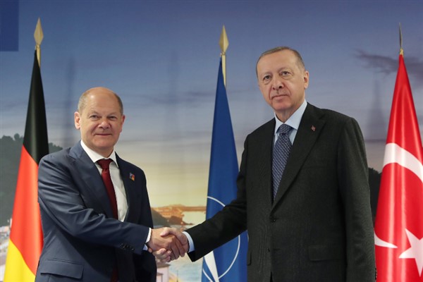 Cumhurbaşkanı Erdoğan, Almanya Federal Cumhuriyeti Şansölyesi Scholz ile görüştü